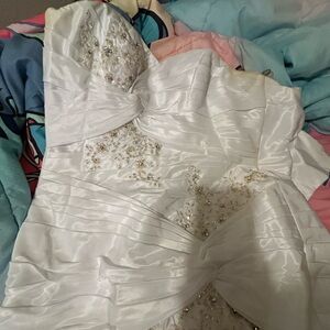 Alfred Angelo Ivory Bridal Gown with Beaded Details